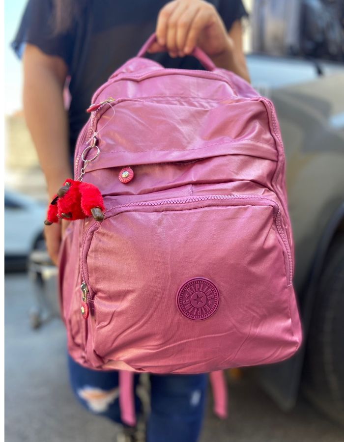 KIPLING MOCHILA METÁLICA