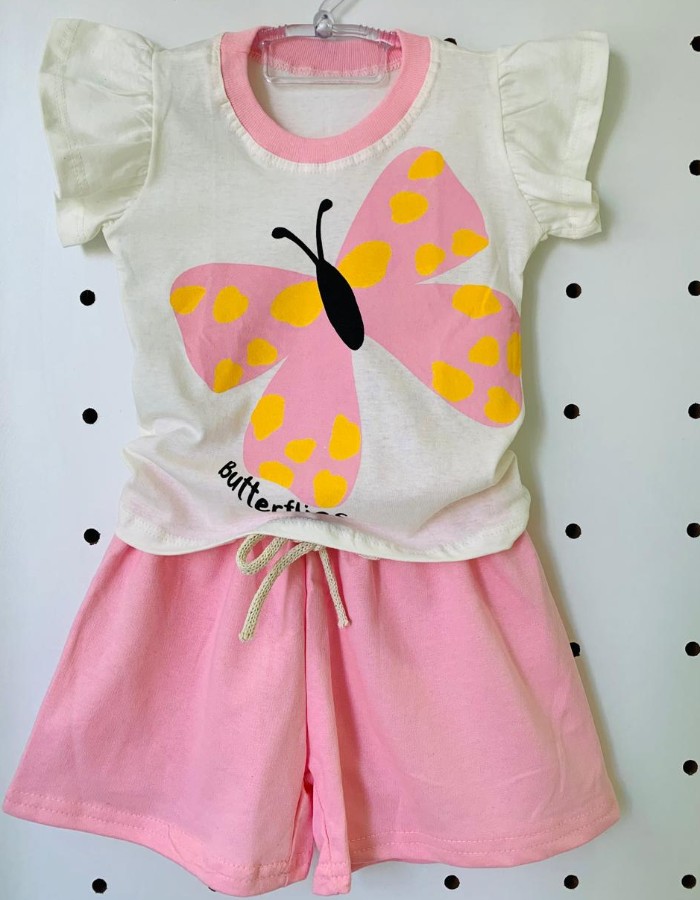 CONJUNTO BÁSICO ALGODÃO MENINA