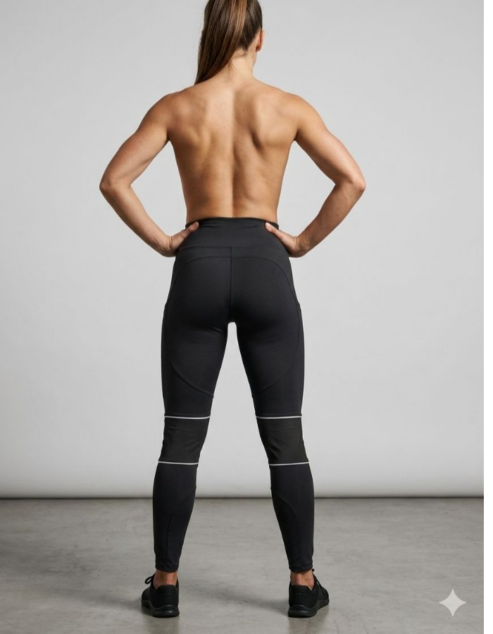 CALÇA FRIZO ATRAS EM POLIAMIDA