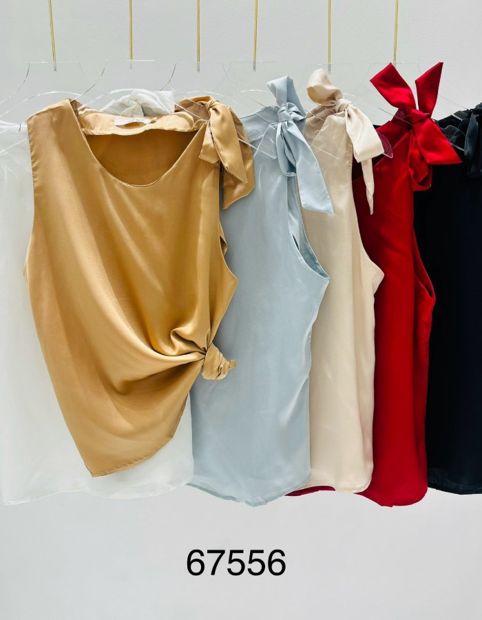 BLUSA TECIDO CREPE SEDA ACETINADO 