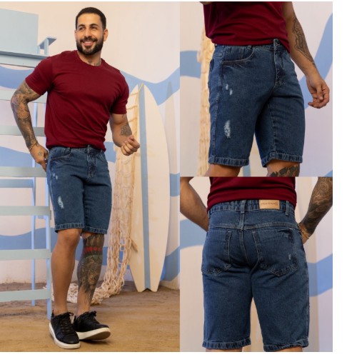 BERMUDA 100% ALGODÃO