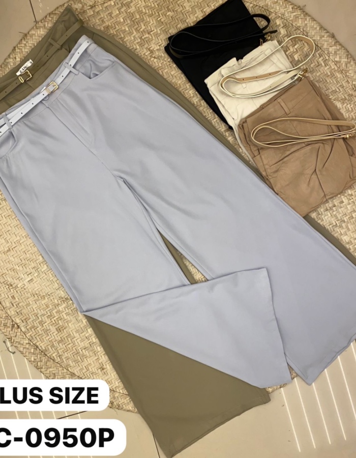Calça pantalona plus size 