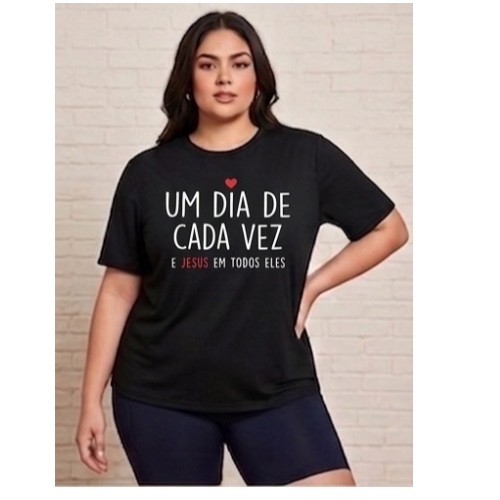 Camiseta oversize suede um dia de cada vez 